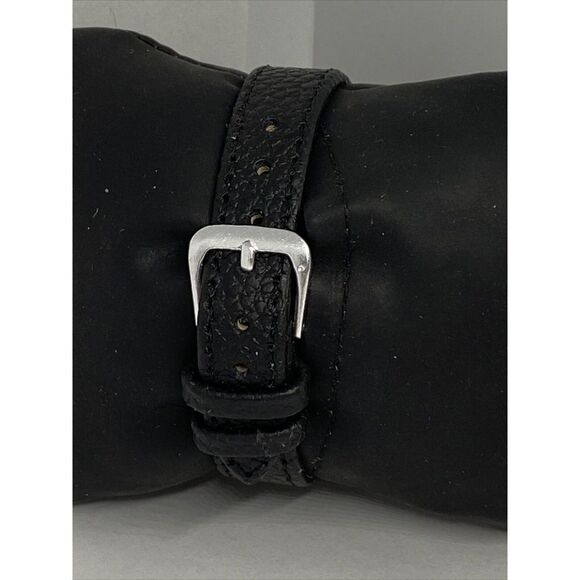 Fossil FTW5022 Women's Black Leather Gold Analog Dial Hybrid Smart Watch XX772 - Picture 6 of 12